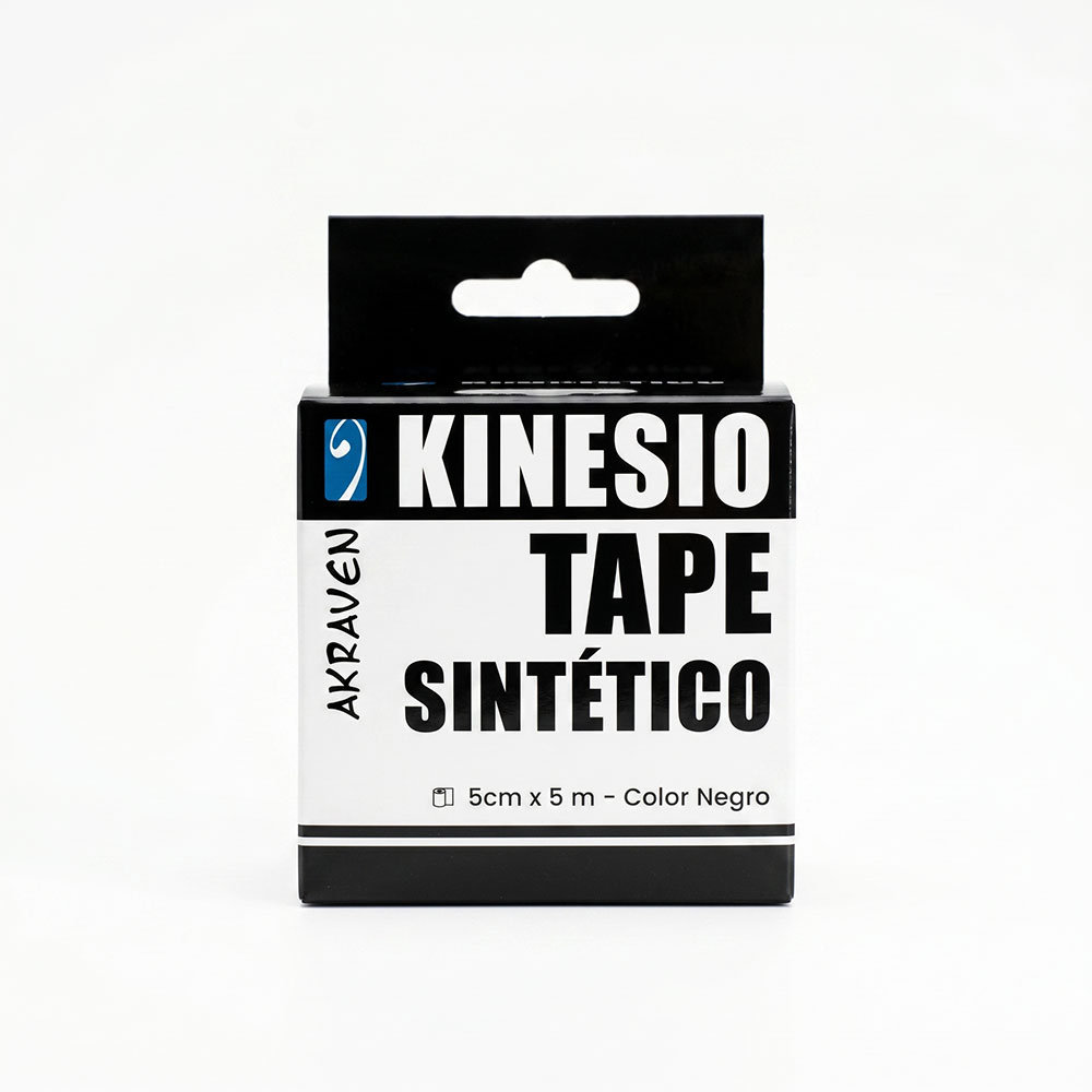 Kinesio Tape — Synthetic Black 5cm × 5m